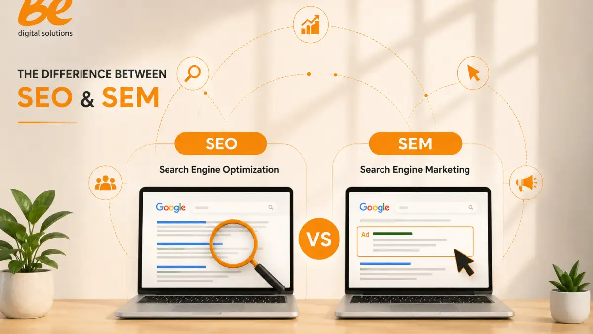ما الفرق بين seo و sem؟ دليلك لخطة دعائية مربحة 